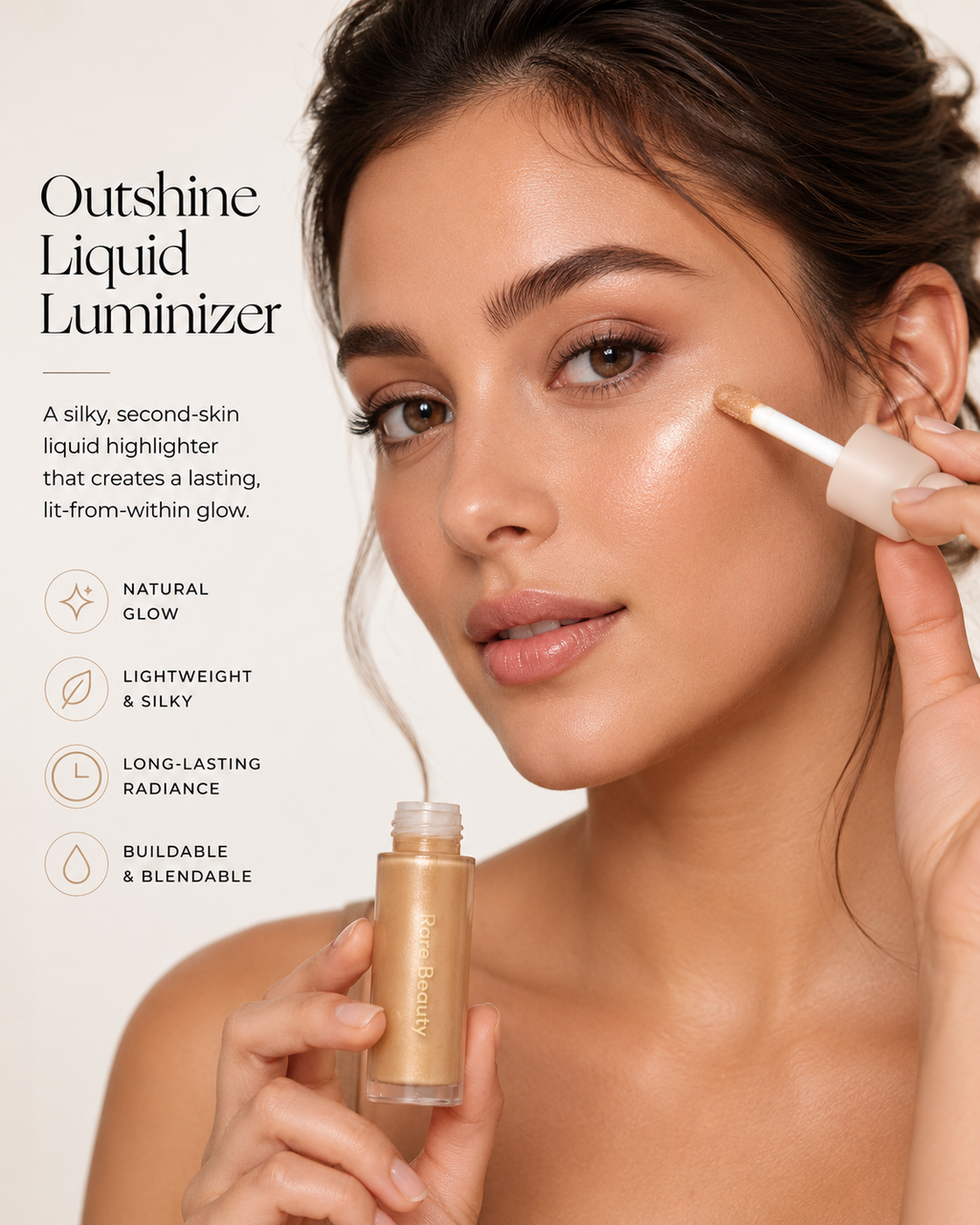 Rare Beauty Positive Light Liquid Luminizer – Outshine 15ml