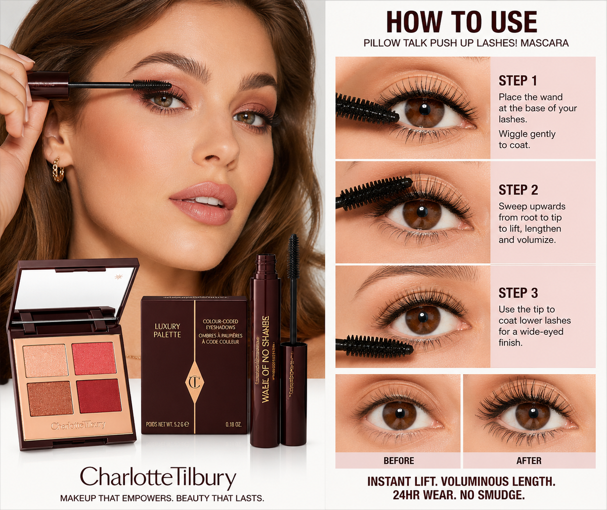Charlotte Tilbury Luxury Palette Colour-Coded Eyeshadows – Walk of No Shame | 5.2g