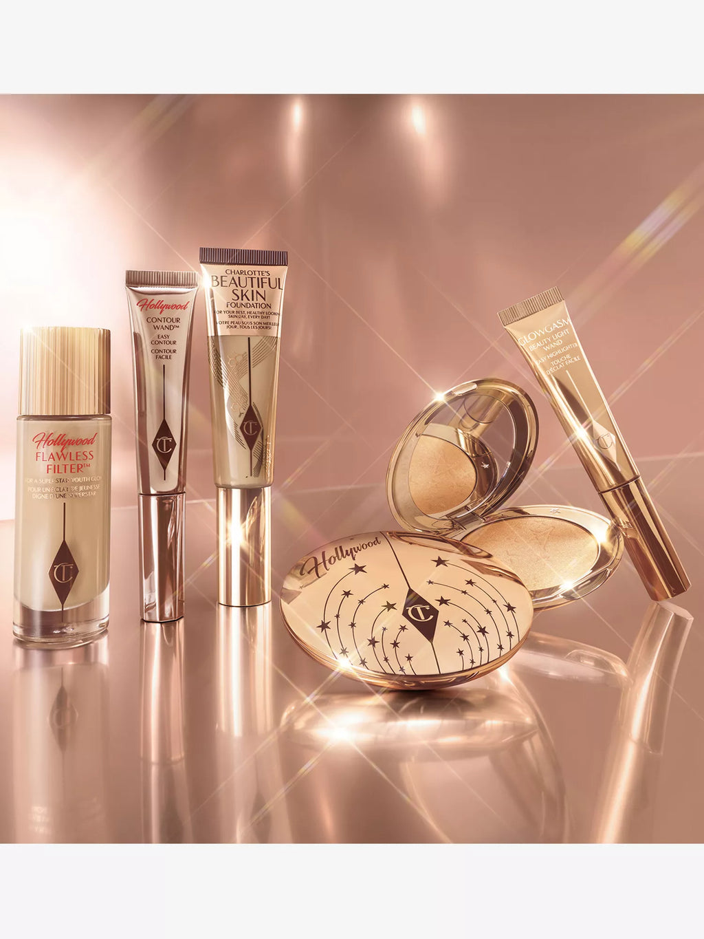 Charlotte Tilbury Hollywood Glow Glide Face Architect Highlighter – Gilded Glow 7g